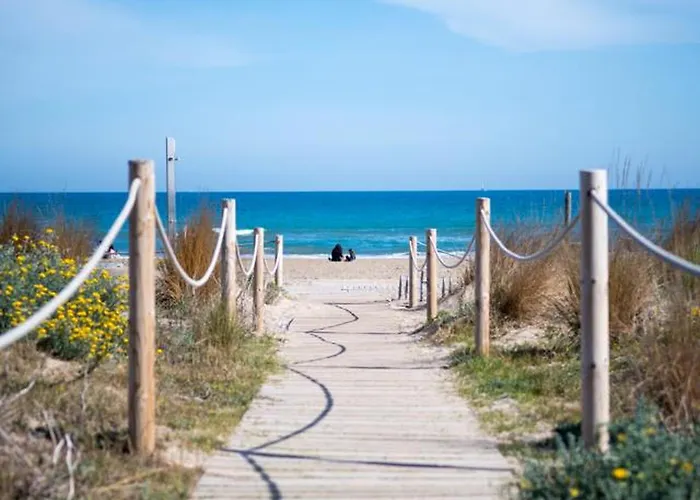 New Beside Sitges With Pool Beside Beach